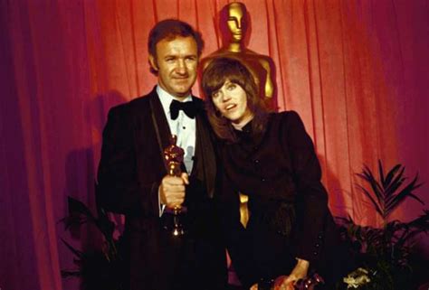 1972 Oscars: Gene Hackman, Best Actor 1971 for "The French Connection" & Jane Fonda, Best ...