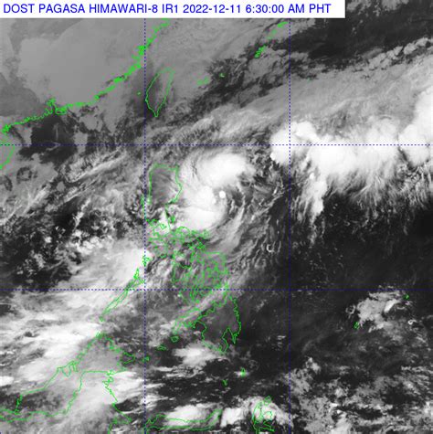 PAGASA Typhoon Update December 11 2022 Tropical Depression Rosal