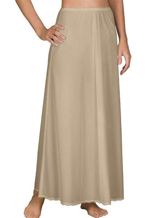 Women S Shadowline 471162X Plus Size Flare Half Slip 28 Inch Nude 2X Walmart
