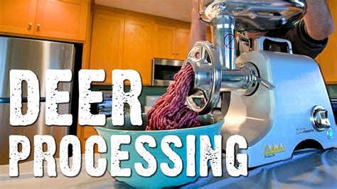 Deer Processing Tips How To Process Deer Meat Youtube