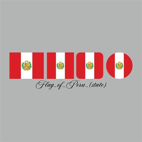 flag of peru state nation design artwork 21854104 Vector Art at Vecteezy