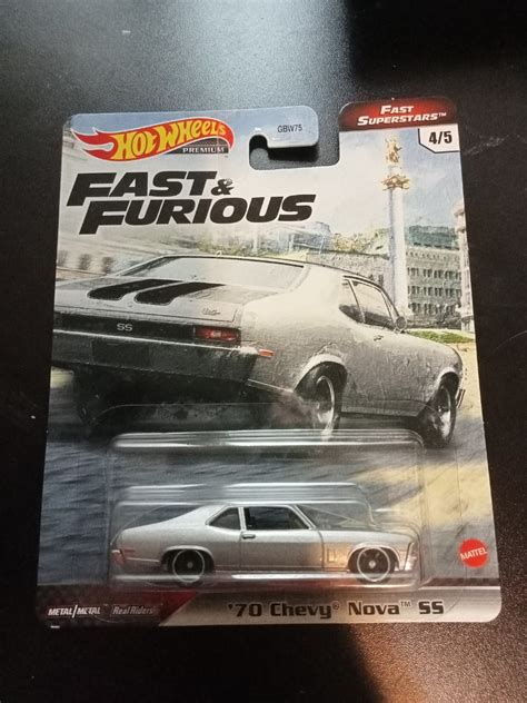 Fast And Furious Hot Wheels Premium Chevy Nova SS Fast Superstars F The Fast Saga Hobbies