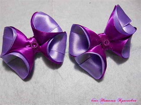 Резинка для волос своими руками из атласных лент - инструкция