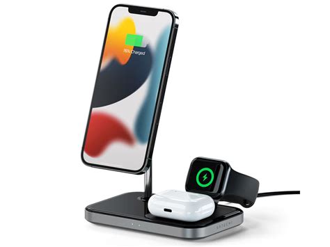 Satechi Aluminum 3 In 1 MagSafe Wireless Charging Stand