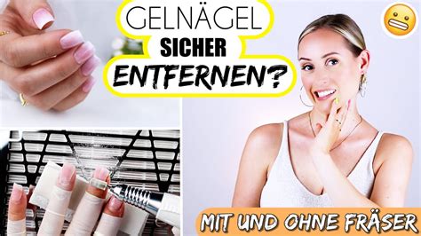 Geln Gel Selber Entfernen Nails Lalalunia Youtube