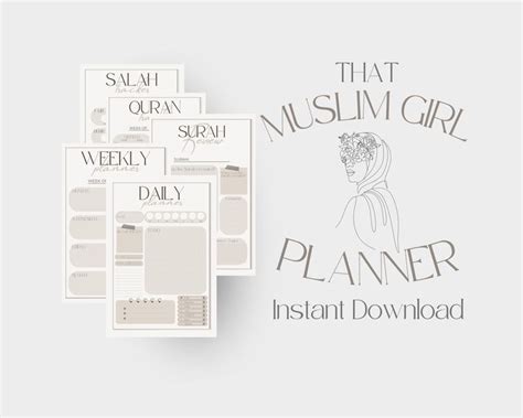 Islamic Ramadan Planner That Muslim Girl Planner Salah Tracker Quran