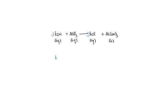 SOLVED: Complete the balanced molecular chemical equation for the ...