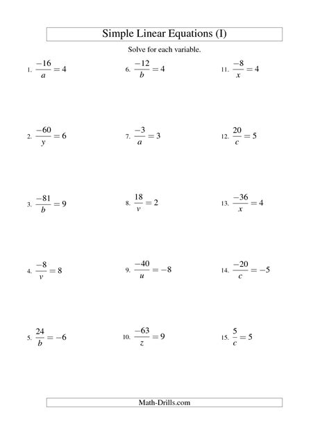 One Step Inequality Worksheet Inequality Word Problems Works