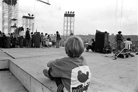 Baron Wolman Woodstock 1969 Child Backstage During Santana For Sale