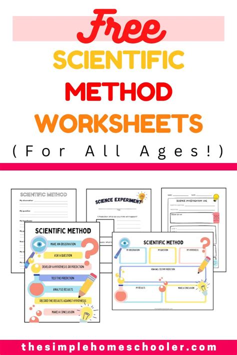 Scientific Method Worksheets Worksheets Day