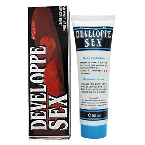 Kem Developpe Sex tăng kích thước dương vật bền vững
