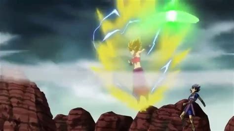 Caulifla Save Cabba And Turns Super Saiyan Dbs Youtube