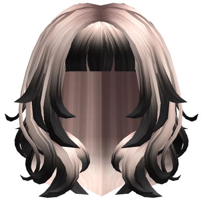 Cute Lush Messy Short Hair Blonde To Black Roblox