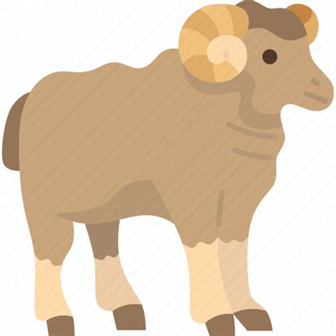 Ram Sheep Farm Meadow Animal Icon Download On Iconfinder