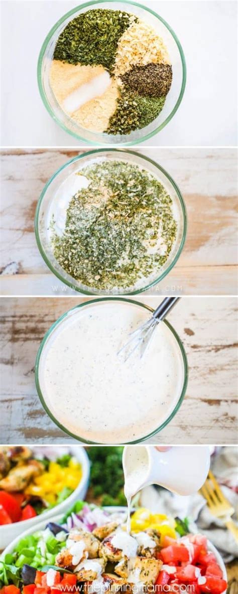 Homemade Ranch Dressing • The Pinning Mama