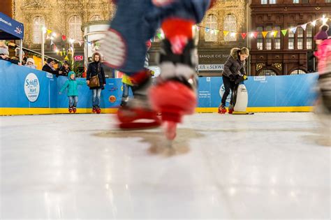 Synthetic Ice Rink In Basel Greenice Synthetic Ice Rinks Artificial Ice Rinks For Sports And