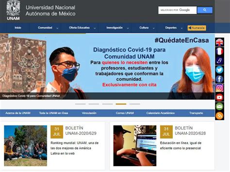 La UNAM fue catalogada como la segunda mejor universidad en América Latina por su impacto web