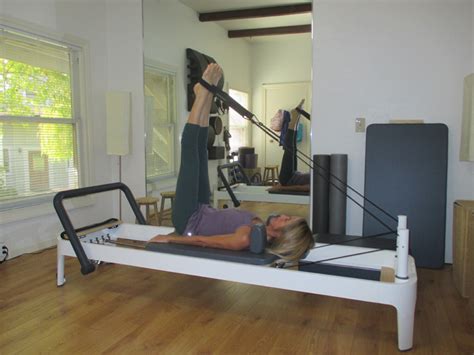 Stretching The Hamstrings On A Pilates Reformer