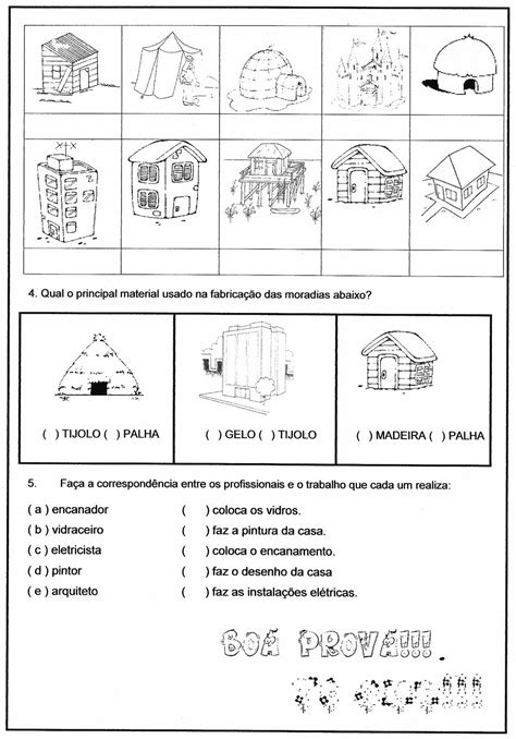 Tipos De Moradia Para Imprimir - 8