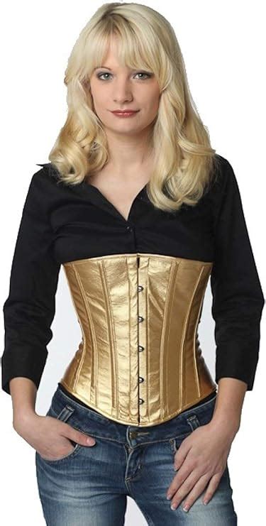 Fapedo Corset Vinyle Laqu Seins Nus Dor Amazon Fr V Tements