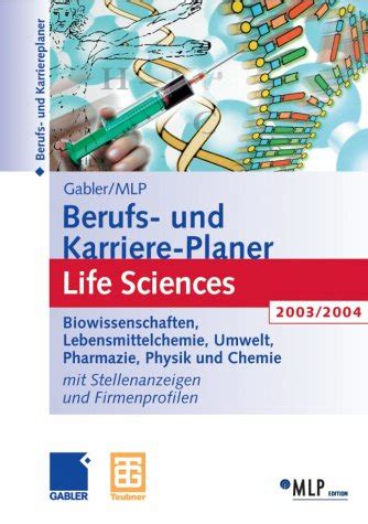 Gabler MLP Berufs Und Karriere Planer Life Sciences 2006 2007 Livre