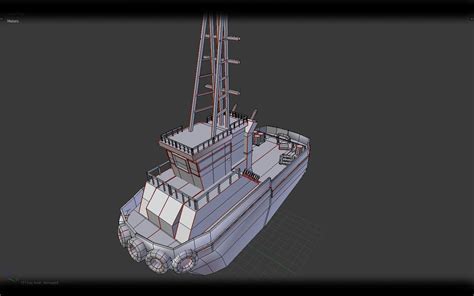 Tug boat 3D Model $25 - .obj .blend - Free3D