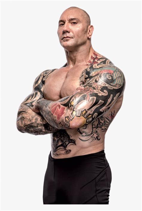 Untold Stories and Meanings Behind Dave Bautista's Tattoos - Tattoo Me Now
