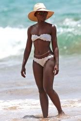 Lupita Nyong O Shows Off Her Bikini Body In Hawaii 04 06 2014