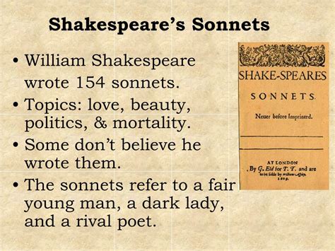 Ppt Sonnets Powerpoint Presentation Free Download Id 4576821