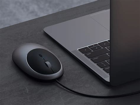 Проводная компьютерная мышь Satechi C1 USB-C Wired Mouse (ST-AWUCMM ...