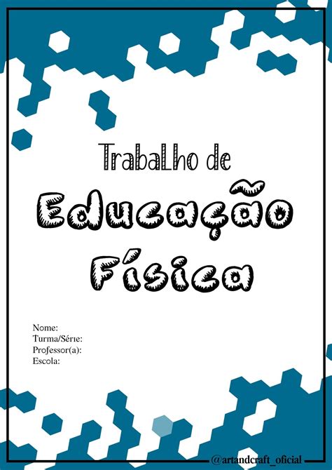 Capa De Educação Física - 7
