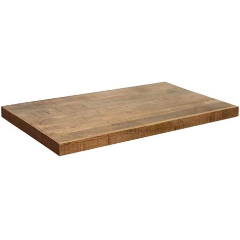 Horeca Mango Wood Table Mango X Cm With Cast Iron Base