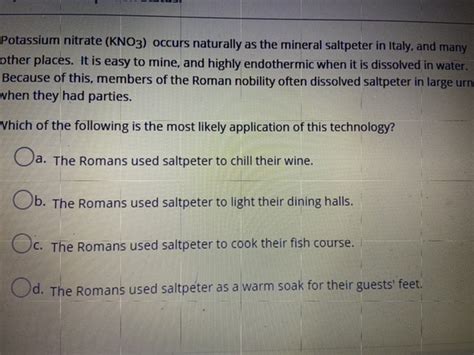 Answered Potassium Nitrate Kno3 Occurs Bartleby