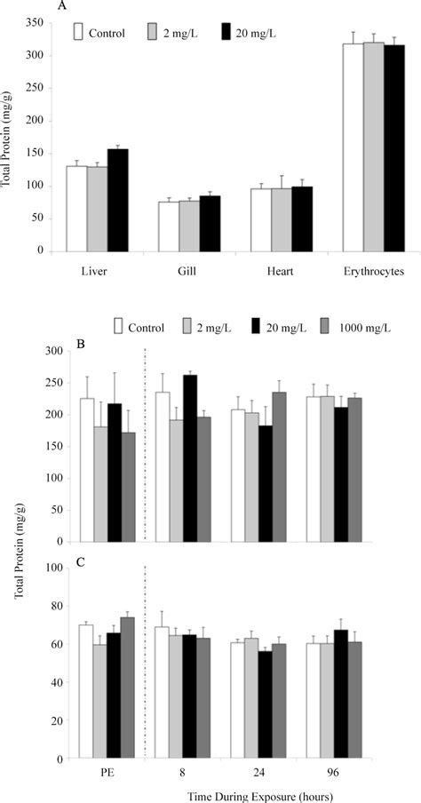 Tissue Total Protein Concentration Mg G Tissue Wet Weight In