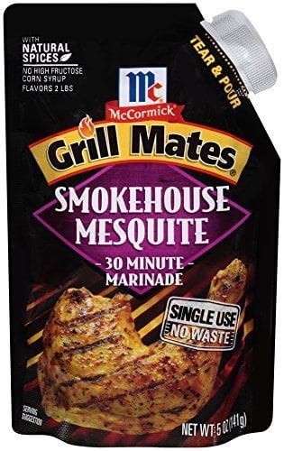 Mccormick Grill Mates Smokehouse Mesquite 30 Minute Marinade 5 Oz