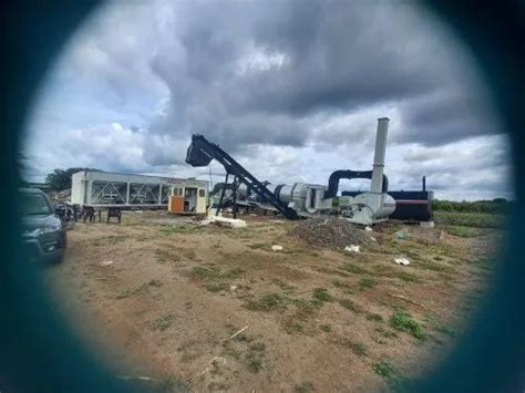 Rudra Engineers Fully Automatic DM Asphalt Hot Mix Plant For Road Construction Capacity