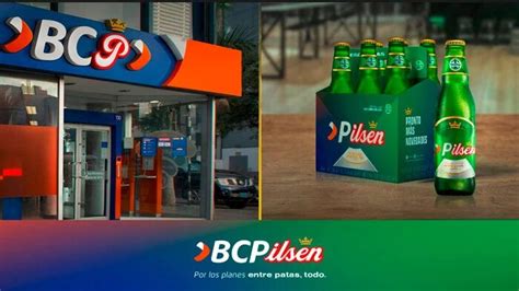Las Empresas Bcp Y Pilsen Fusionaron Sus Logos Para Fomentar El Ahorro