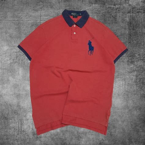 Polo Ralph Lauren Big Logo Polo Shirt Kaos Kerah Basic Polos Rugby