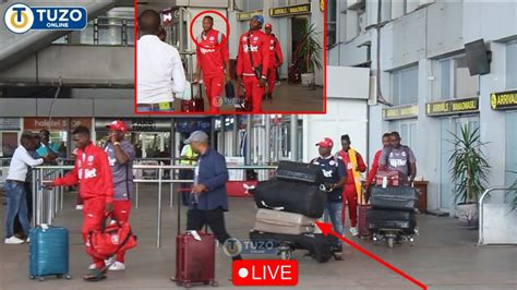 Live Gumzo Kilichotokea Msafara Wa Simba Ukiwasili Airport Kutoka