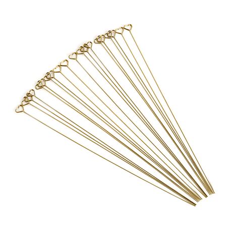 Jangslng 20Pcs Greeting Card Holder Elegant Heart/Round Shape Metal