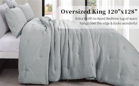 Amazon Hombys Waffle Weave Oversized King Size X