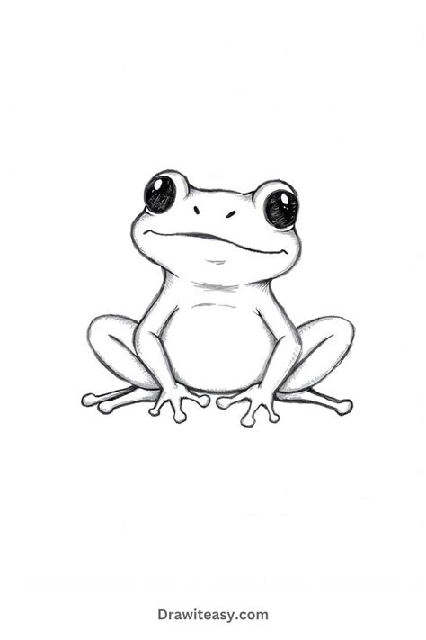 21 Cute Frog Drawing Ideas Draw It Easy