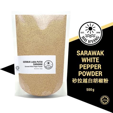 Hai Hyang 100 Pure Sarawak White Peppercorns Black Pepper Powder