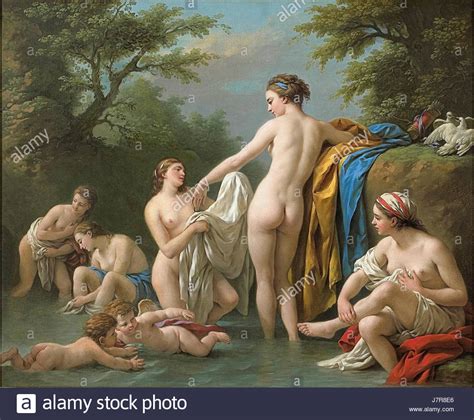 Venus Et Les Nymphes Echelle Un Tableau Du Peintre Fran Ais Louis