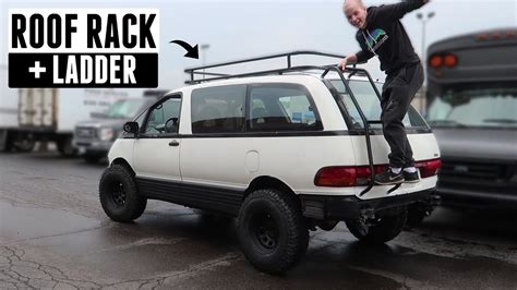 Custom Roof Rack Ladder For The Lifted Mini Van Atelier Yuwa Ciao Jp