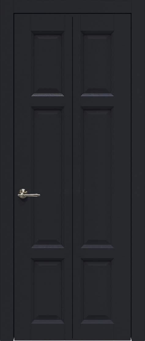 Межкомнатная дверь Porta Classic Siena, цвет - Черная эмаль (RAL 9004 ...