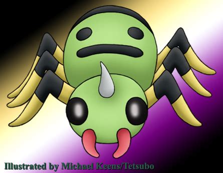 Pokemon 167 Spinarak by Tetsubo on DeviantArt