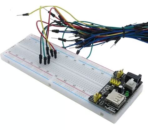 Protoboard De Puntos Alimentador Mb Cables Cuotas Sin Inter S