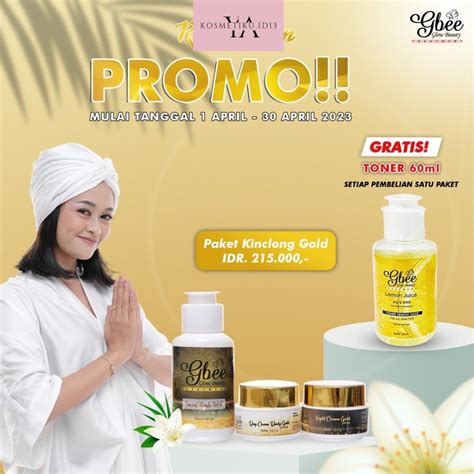 Jual Gbee Glow Beauty Paket Gold Dua Kali Lebih Glowing Termurah