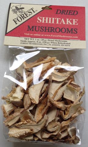 Dried Shiitake Mushrooms, sliced – Forest Mushrooms